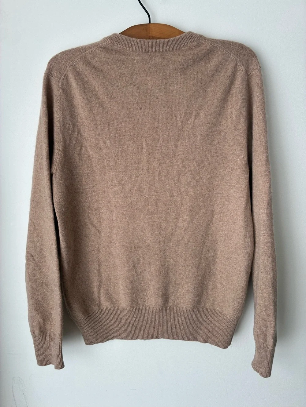 Allen Solly Men’s V-Neck 100% Cashmere Pullover Sweater
